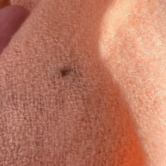 VTG Wool O’ The West Apricot Satin Trim Wool Blanket Portland Woolen Mills READ - Picture 9 of 10